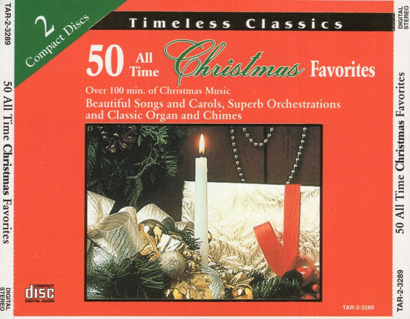 Unknown Artist : 50 All Time Christmas Favorites (2xCD, RE)