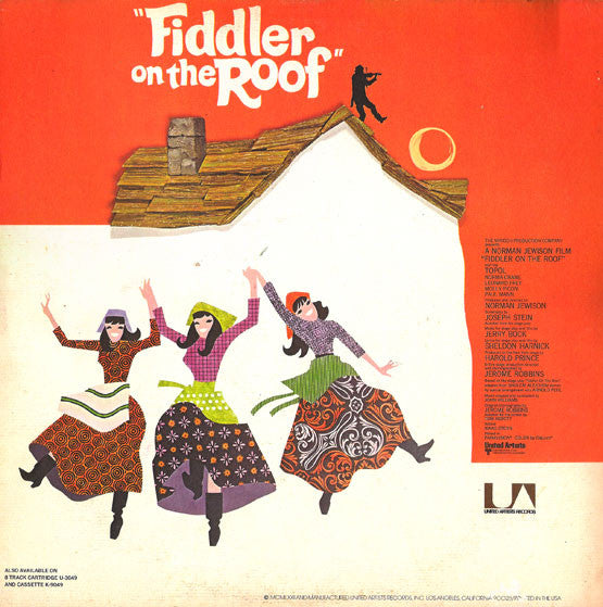 John Williams (4), Isaac Stern : Fiddler On The Roof (Original Motion Picture Soundtrack Recording) (2xLP, Album, Ter)