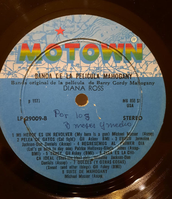 Michael Masser : The Original Soundtrack Of Mahogany (LP)