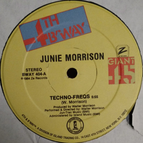 Junie Morrison : Techno-Freqs (12")