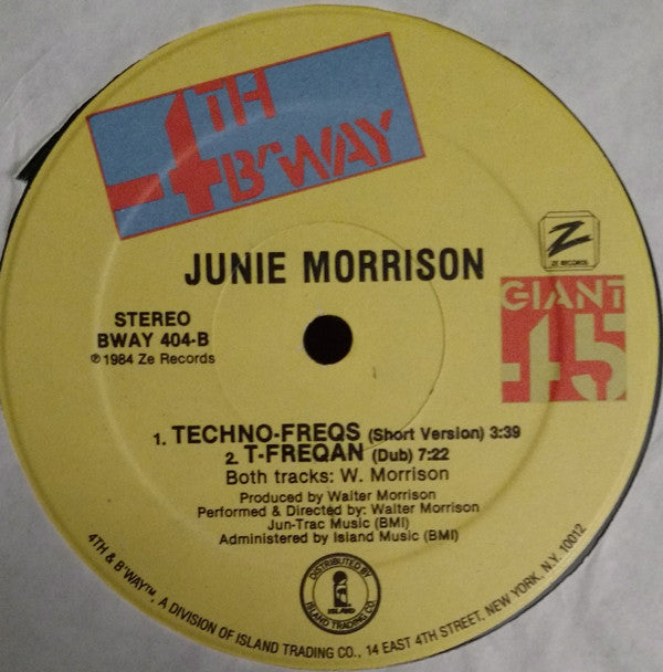 Junie Morrison : Techno-Freqs (12")