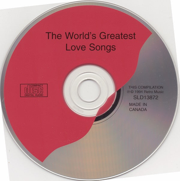 Various : The World's Greatest Love Songs (CD, Comp, RM)