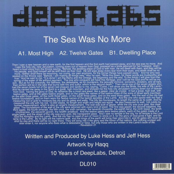 Luke Hess & Jeff Hess : The Sea Was No More (12")