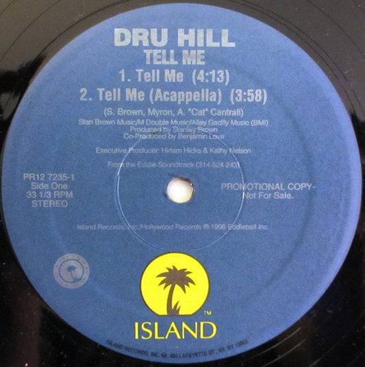 Dru Hill : Tell Me (12", Promo)