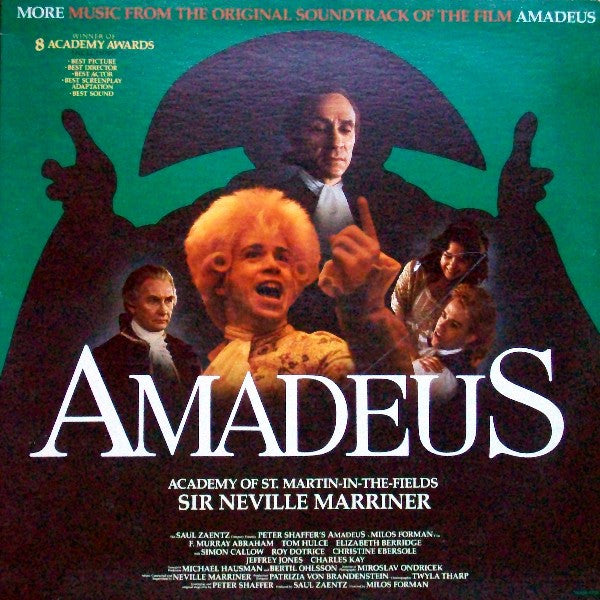 Sir Neville Marriner, The Academy Of St. Martin-in-the-Fields : Amadeus (More Music From The Original Soundtrack Of The Film) (LP, Album, Gat)