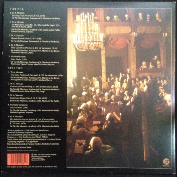 Sir Neville Marriner, The Academy Of St. Martin-in-the-Fields : Amadeus (More Music From The Original Soundtrack Of The Film) (LP, Album, Gat)