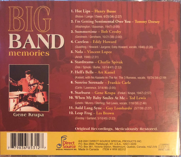 Various : Big Band Memories (CD, Comp)