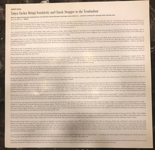 Tanya Tucker : Live From The Troubadour (LP)