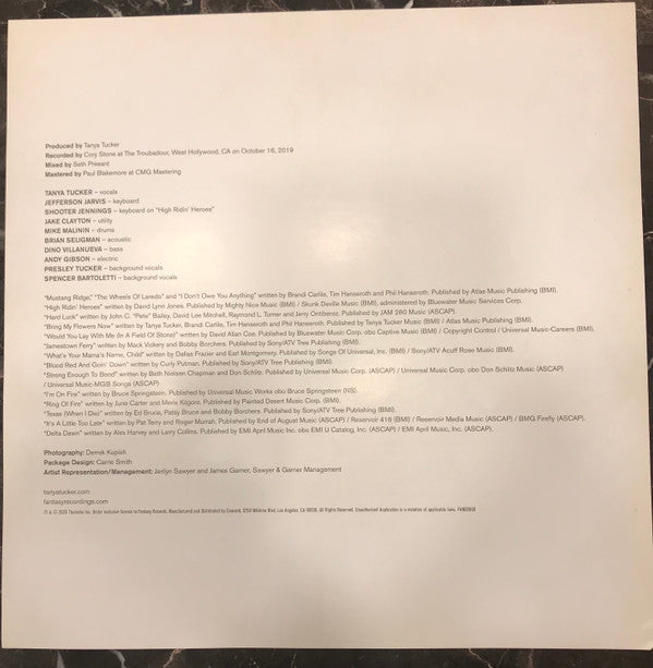 Tanya Tucker : Live From The Troubadour (LP)