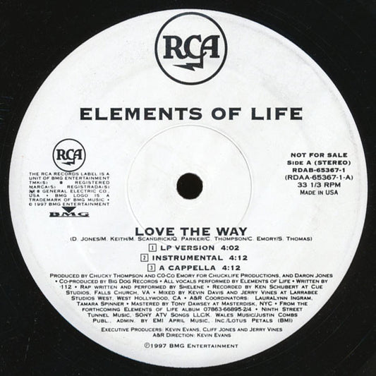 EOL : Love The Way (12", Promo)