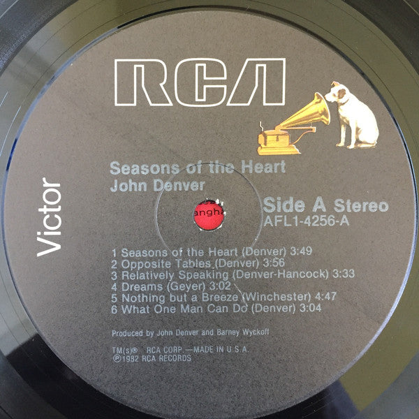 John Denver : Seasons Of The Heart (LP, Album, Gat)