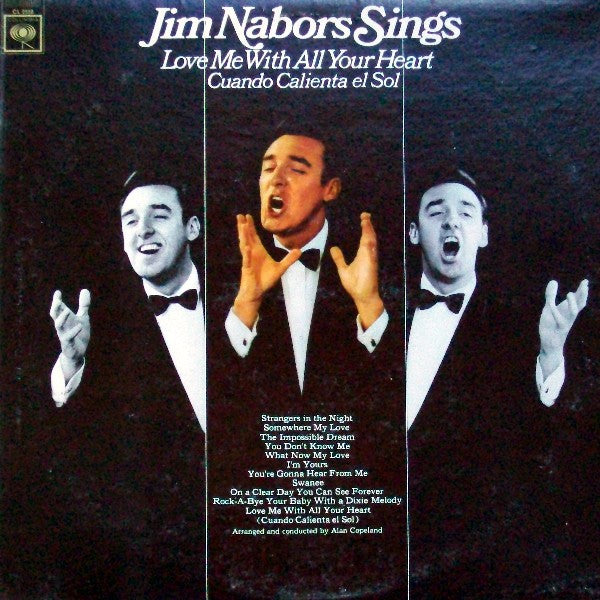 Jim Nabors : Jim Nabors Sings Love Me With All Your Heart (LP, Album, Mono)
