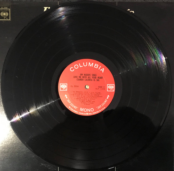 Jim Nabors : Jim Nabors Sings Love Me With All Your Heart (LP, Album, Mono)