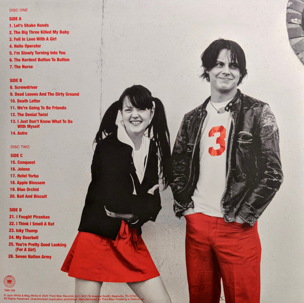 The White Stripes : My Sister Thanks You And I Thank You The White Stripes Greatest Hits (2xLP, Comp, Ltd, Sli)
