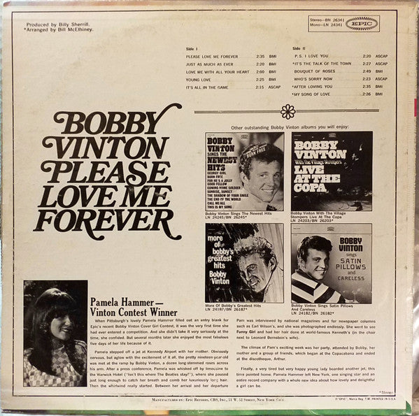 Bobby Vinton : Please Love Me Forever (LP, Album)