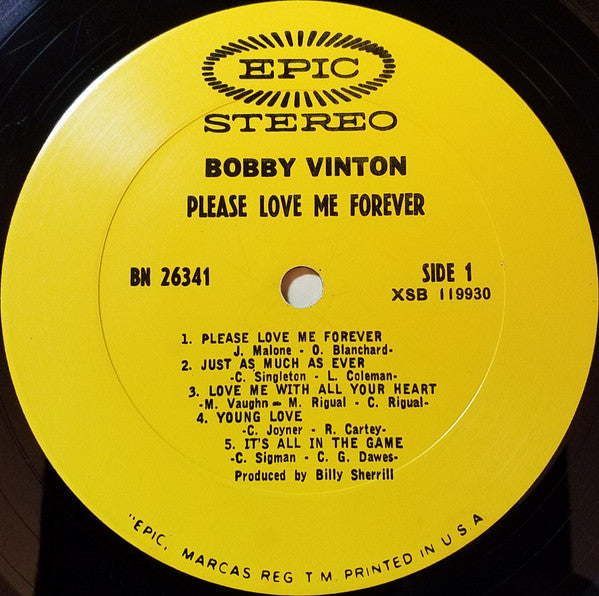 Bobby Vinton : Please Love Me Forever (LP, Album)