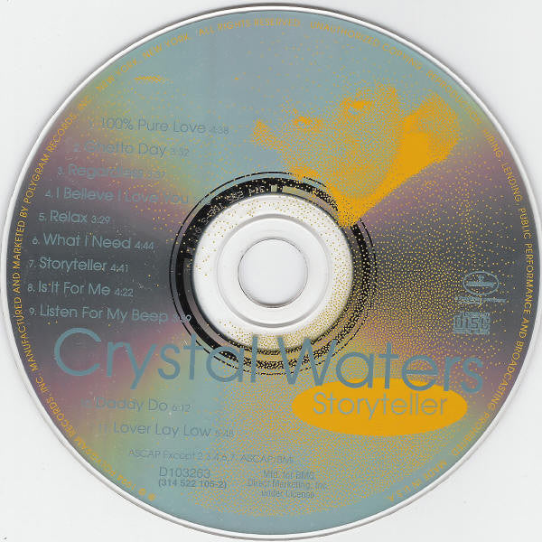Crystal Waters : Storyteller (CD, Album, Club)
