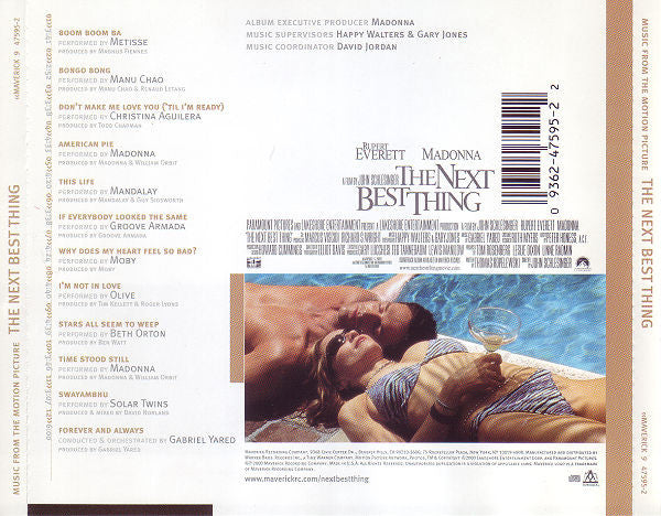 Various : The Next Best Thing (Music From The Motion Picture) (CD, Comp)