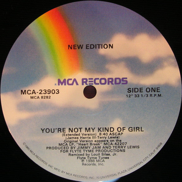 New Edition : You're Not My Kind Of Girl (Extended Version) (12", Single)