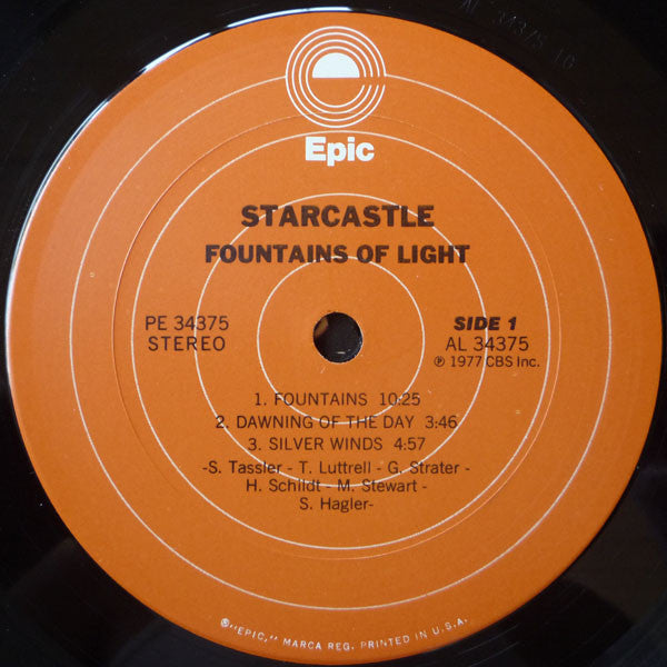 Starcastle : Fountains Of Light (LP, Album, Ter)