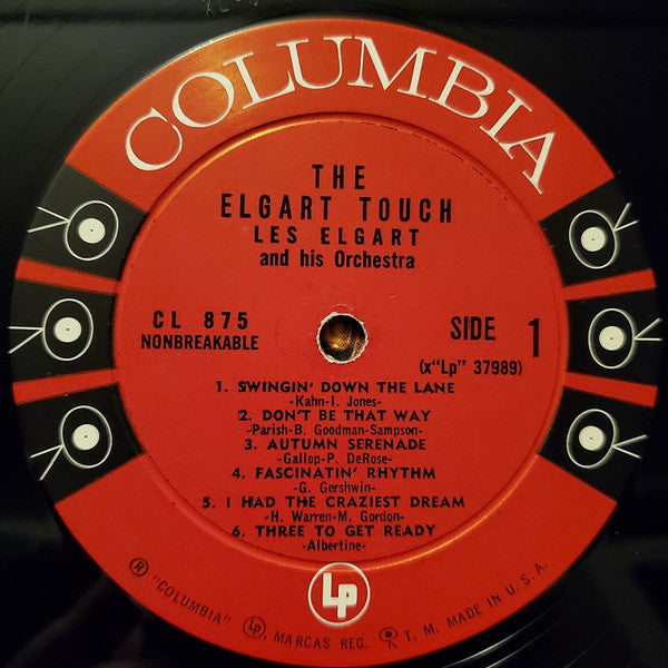 Les Elgart And His Orchestra : The Elgart Touch (LP, Album, Mono)