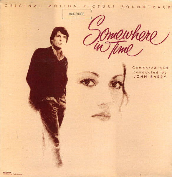 John Barry : Somewhere In Time (Original Motion Picture Soundtrack) (LP, Album, RE, Pin)