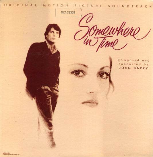 John Barry : Somewhere In Time (Original Motion Picture Soundtrack) (LP, Album, RE, Pin)