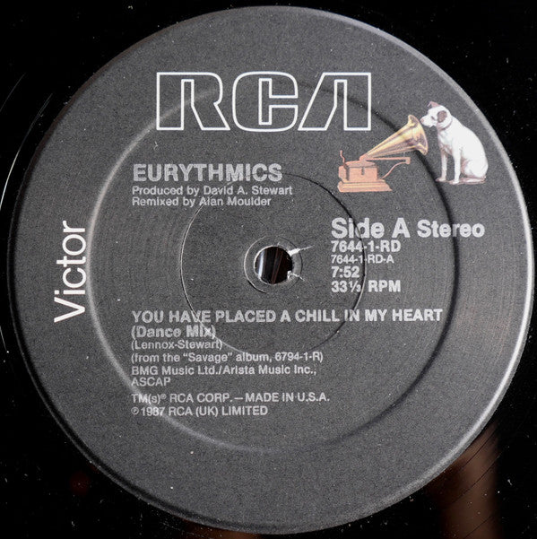 Eurythmics : You Have Placed A Chill In My Heart (Special Dance Remix) (12")