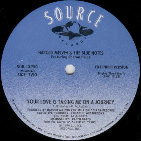 Harold Melvin And The Blue Notes : Prayin' / Your Love Is Taking Me On A Journey (12", Single)