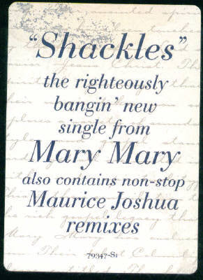 Mary Mary : Shackles (Praise You) (12")