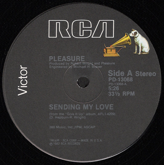 Pleasure (4) : Sending My Love (12")