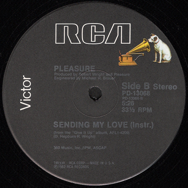Pleasure (4) : Sending My Love (12")