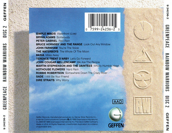 Various : Greenpeace Rainbow Warriors (2xCD, Comp)