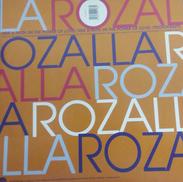 Rozalla : Faith (In The Power Of Love) (12")