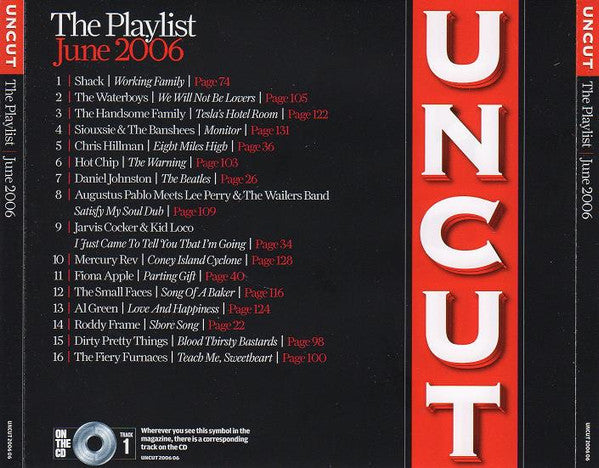 Various : Uncut: The Playlist June 2006 (CD, Album, Comp)