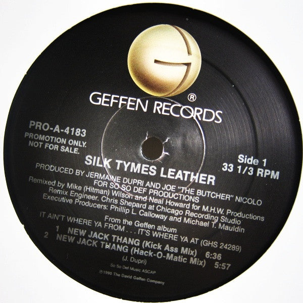 Silk Tymes Leather : New Jack Thang (12", Promo)