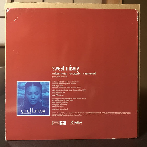 Amel Larrieux : Sweet Misery (12", Promo)
