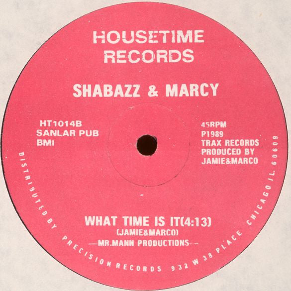 Shabazz & Marcy : Ice Baby Ice (12")