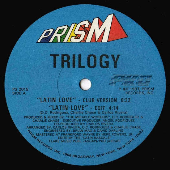 Trilogy : Latin Love (12")