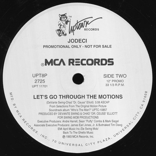 Jodeci : Let's Go Through The Motions (12", Promo)