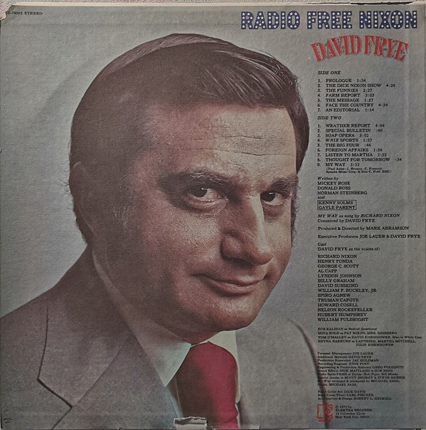 David Frye : Radio Free Nixon (LP, Album)