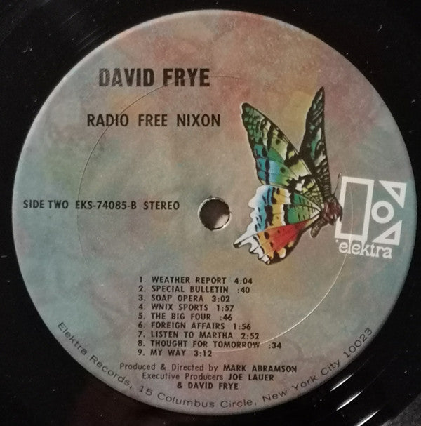 David Frye : Radio Free Nixon (LP, Album)