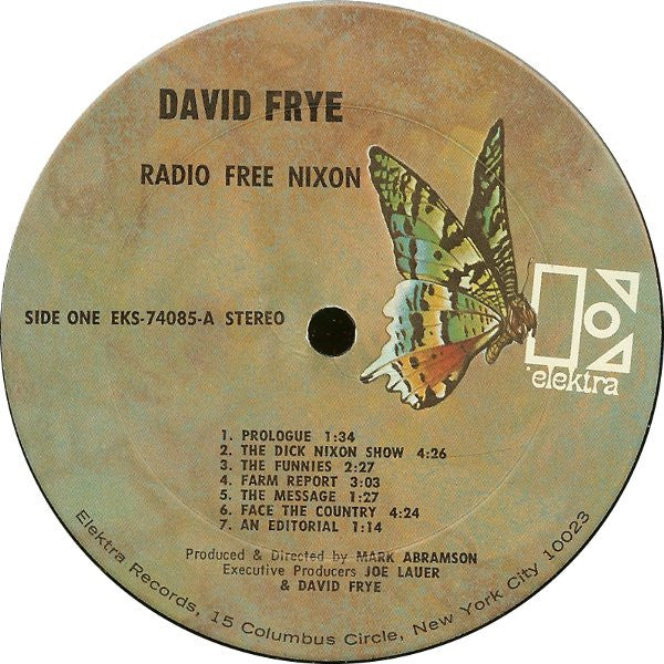 David Frye : Radio Free Nixon (LP, Album)