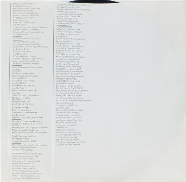 Angela Clemmons : Angela Clemmons (LP, Album)