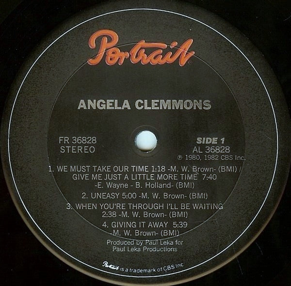 Angela Clemmons : Angela Clemmons (LP, Album)