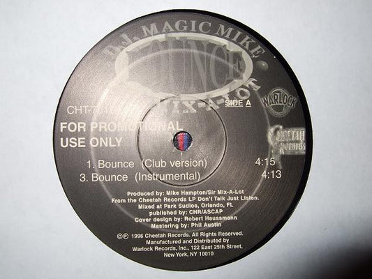 DJ Magic Mike & Sir Mix-A-Lot : Bounce (12", Promo)