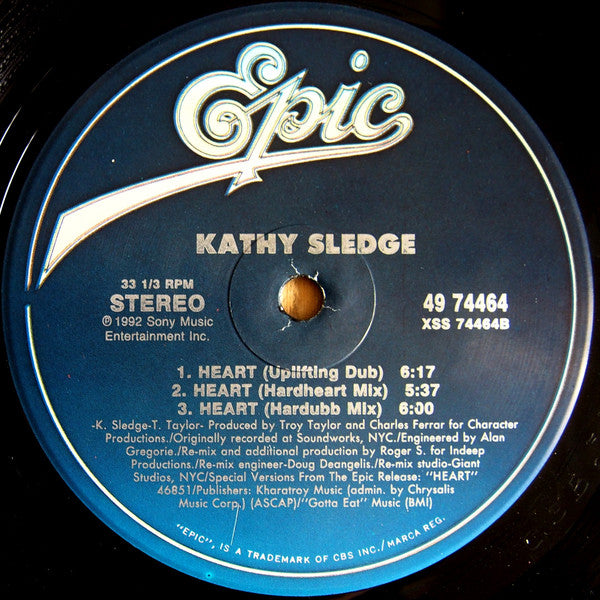 Kathy Sledge : Heart (12")