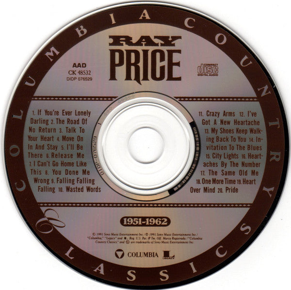 Ray Price : The Essential Ray Price (1951-1962) (CD, Comp)