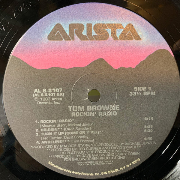 Tom Browne : Rockin' Radio (LP, Album, RCA)