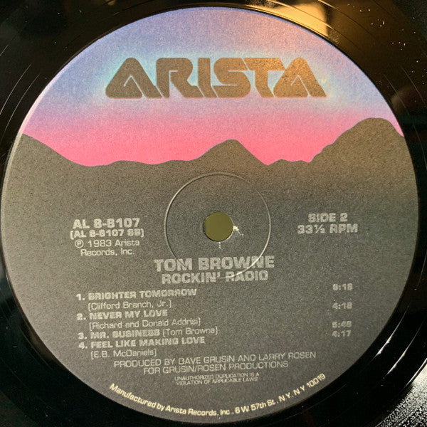 Tom Browne : Rockin' Radio (LP, Album, RCA)